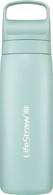 Produktbild von LifeStraw GO 2.0 Stainless Steel, Isolierte Trinkflasche mit Filter, Seafoam, 530ml