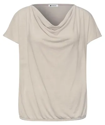 Produktbild von Silk-Look Shirt mit Waterfall-Front