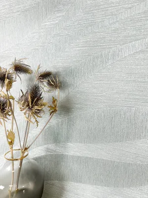 Produktbild von NEWROOM Tapete Sirius Silver Silber Vliestapete - Glamour Wellen Linien  Germany