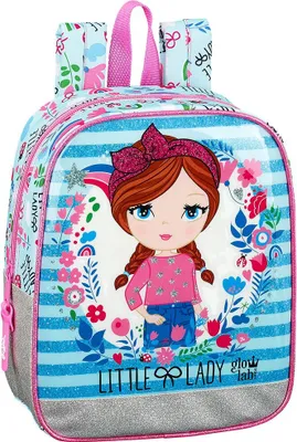 Produktbild von Safta Glowlab Kids Bag Nursery School Blue / Pink One Size