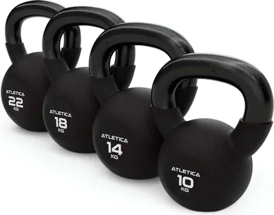 Produktbild von ATLETICA Kettlebells Set | Mobility & Functional | 10kg 14kg 18kg 22kg | hochwertiger Look & Feel
