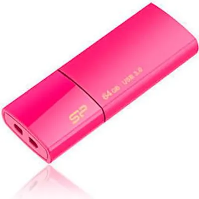 Image de Silicon Power SP064GBUF3B05V1H Clé USB 64 Go Silicon Power USB 3.0 B05 rose