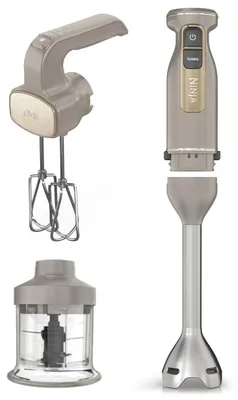 Produktbild von Ninja Foodi 3-in-1 Stabmixer, Handmixer & Zerkleinerer, Stufenweise Anlauf