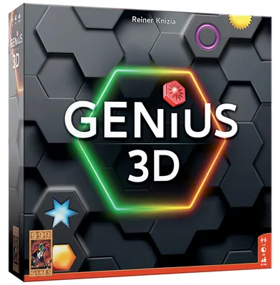 Produktbild von 999 Games Genius 3D, Brettspiel, Auf Kacheln basierend, 8 Jahr(e), Familienspiel