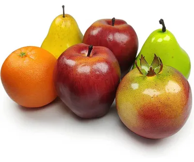 Produktbild von 6er-Pack künstliches Obst für Heimdekoration und Partydekoration