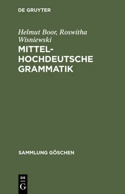 Produktbild von Mittelhochdeutsche Grammatik