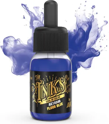 Produktbild von AK Interactive The INKS Fluor Blue
