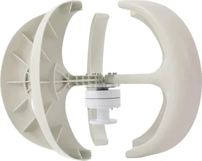 Zdjęcie produktu dla Turbina wiatrowa – zestaw generatora wiatrowego – 600 W – 12 V – z kołnierzem i regulatorem ładowania – do domu, gospodarstwa, łodzi – biały