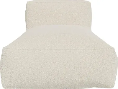 Produktbild von Beigefarbener Chaiselongue aus Bouclé-Stoff – NOUMARA