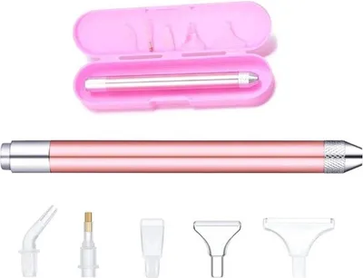 Image de Jumadas Diamant-Malstift – Lampe LED – Rechargeable – Inclus 4 embouts pour la peinture diamant