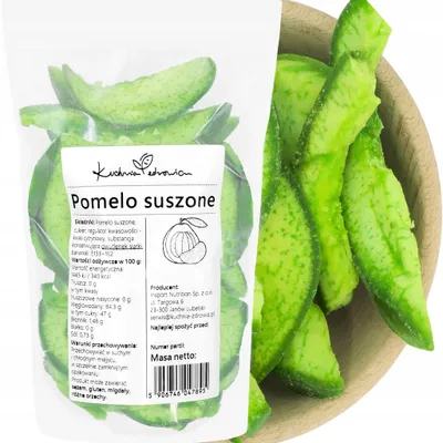 Produktbild von Pomelo getrocknet 250 g - Zitrusfruchtstücke zum Naschen und Verfeinern