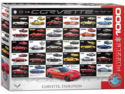 Zdjęcie produktu dla Eurographics Corvette Evolution 1000pcs, 1000 szt., Pojazdy