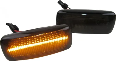 Produktbild von Original LIGHTBAR LED Seiten Blinker Schwarz für Audi A2 A3 8L A4 B5 A6 4B TT 8N