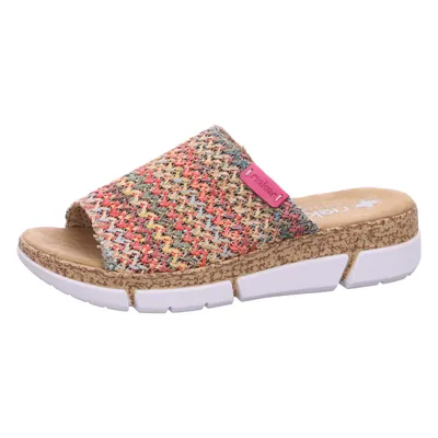Image de Rieker V2369 90 Vegane DamenPantolette Rot, Rot, Gr. 41