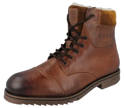 Imagen del producto de Zapatos de cordones para hombre Bugatti, modelos 49719-41, 49719-42, 49719-43, 49719-44, 49719-45, 49719-46, BUG-321AUF501200, color: coñac, talla: 41