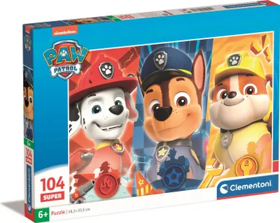 Obrázek produktu pro Clementoni puzzle 104 dílků Super Paw Patrol 25780