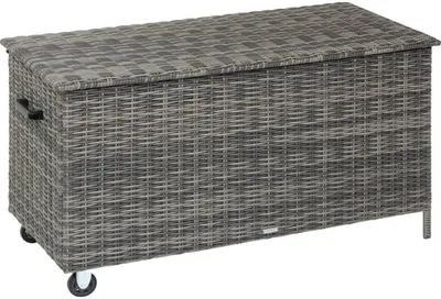 Produktbild von Aufbewahrungsbox 600l "bayana" terre d'ombre aus epoxybehandeltem stahl  - Hespéride