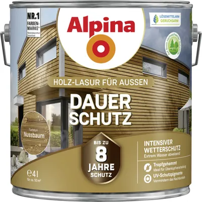 Produktbild von Alpina Dauer-Schutz 4 L nussbaum