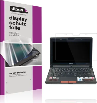 Produktbild von 2x Schutzfolie für Toshiba NB550D 10 Zoll klar Displayschutzfolie Folie Display Schutz dipos