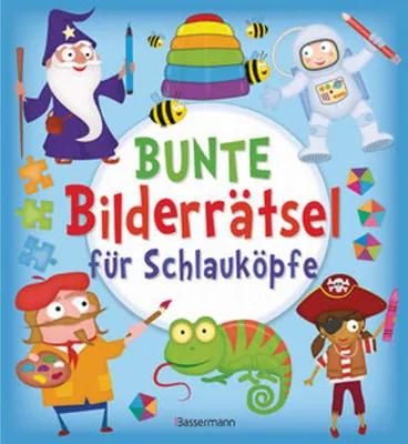 Obrázok produktu pre Bunte Bilderrätsel für Schlauköpfe. Labyrinthe, Suchbilder, Memory, Puzzles, Sudokus, Fehler finden u.v.m. für Kinder ab 6 Jahren