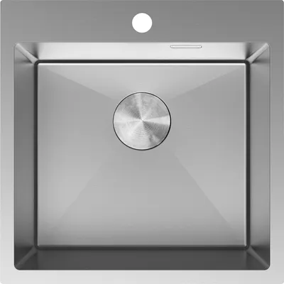Image de Mexen Solix évier en acier inoxydable 1 bac 500 x 500 mm, inox - 6407501000-01