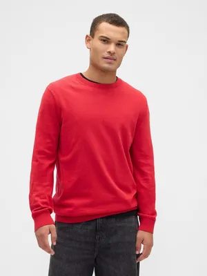 Produktbild von Gap Oversize Pullover aus Baumwollstrick Größe L, hüftlang mit Rippstrickdetails