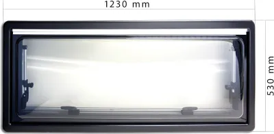 Immagine prodotto di Finestra a battente PrimeVan 1200 × 500 mm - doppio vetro per camper