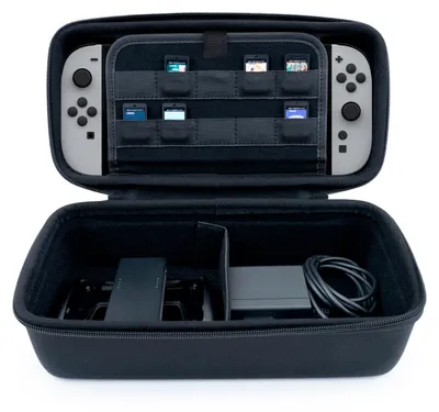 Obrázek produktu pro NACON NA028164, Tvrdé pouzdro, Nintendo, Černá, Nintendo Switch 2, Odolné proti poškrábání, Zip