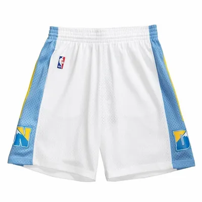 Obrázek produktu pro Pánské kraťasy Mitchell & Ness shorts Denver Nuggets Swingman Shorts white - 2XL