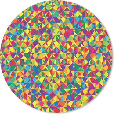 Produktbild von MuchoWow® Mauspad Mousepad Muster - Farben - Regenbogen - Abstrakt 30x30 cm - Mousepads - Maus Mat - Pad - Mausunterlage - Tischunterlage - Schreibtischmatten