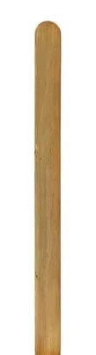 Produktbild von WOODTEX | 1,90 m | Naturbelassen 9x9 cm Zaunbohlenpfosten Kiefer KDI Rundkopf, Kesseldruckimprägniertes Konstruktionsholz, Langlebig Pilzresistent, Stabile Gartenpfosten Zaunpfosten