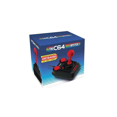 Produktbild von Retro-Bit Controller The C64 Joystick Schwarz, Rot PC