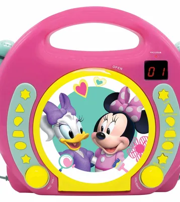 Immagine prodotto di Lexibook Lettore CD portatile con 2 microfoni Minnie Mouse