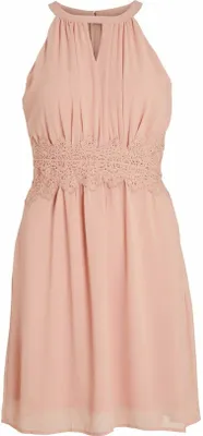 Produktbild von Vila Milina Halter Kurzes ärmelloses Kleid Rosa 34 Damen Rosa 34