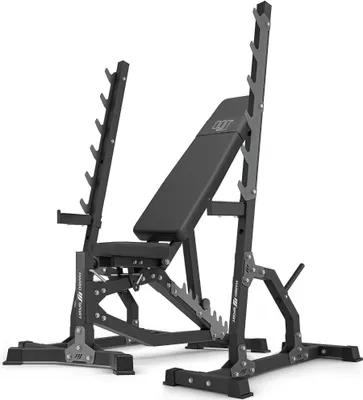 Produktbild von Marbo Sport - Set MS8_2.0 | Doppelseitig verstellbare Hantelbank + Multilevel-Ständer (2 Stück)