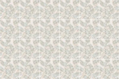 Produktbild von Fliesenaufkleber 15x15 cm – 24 Stück – Selbstklebend – Wasserfest – Pflegeleicht – Hitzebeständig – Für Küche & Bad – Blätter in einem zarten Arrangement