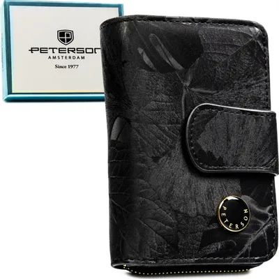 Produktbild von Damen Geldbörse Leder+PU PTN PS115-MLF-2616 Schwarz