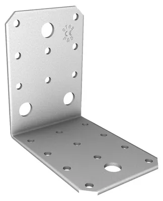 Obrázek produktu pro Ocelová úhlová spojka 90x90x65mm, tloušťka 2,5mm, perforovaná, k montáži 64109025
