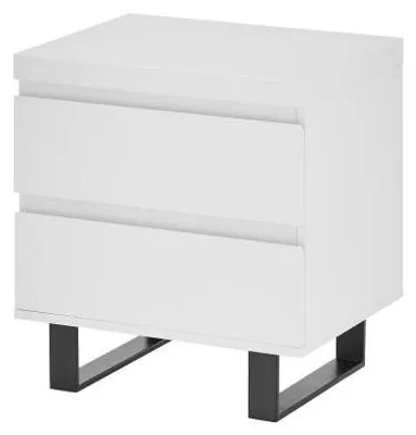 Produktbild von Nachttisch inkl. 2 Schubladen AUSTIN von MCA Furniture Weiß | 1