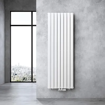 Produktbild von doporro Design Badheizung 180x61cm Weiß Paneelheizkörper Einlagig Vertikal Mittelanschluss Bad-Heizkörper Ohne Heizstab FV