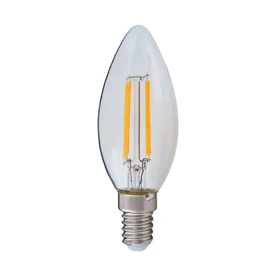 Produktbild von Lindby LED-Leuchtmittel, Kerze, E14, 4 W, klar, 2.700 K