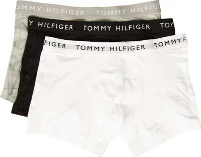 Immagine prodotto di Confezione 3 boxer uomo TOMMY HILFIGER tripack elastico a vista articolo UM0UM02203 TRUNK 3P, XL - Waist cm 98-103 /  Waist inch 38.5-40.5, Cotone 95%,Spandex 5%