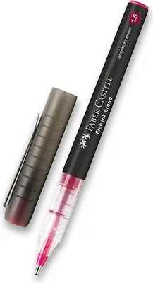 Obrázek produktu pro FABER-CASTELL 348326 FABER-CASTELL Free Ink Tintenroller grau 1,5 mm, Schreibfarbe: rot, 1 St.