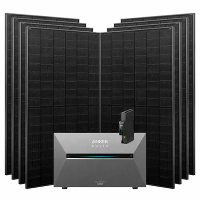 Produktbild von Anker SOLIX Solarbank 3 Pro 3640W Balkonkraftwerk mit Smart Meter ohne Halterung