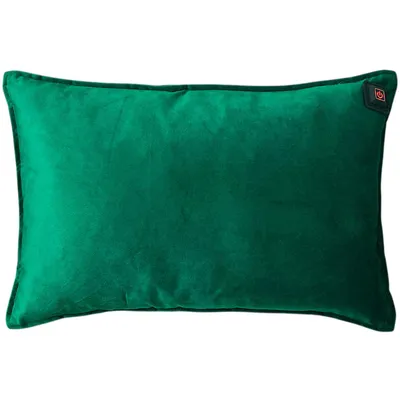 Immagine prodotto di Warmpi® Cuscino riscaldante a infrarossi verde velluto 30 × 50 cm - Senza fili e utilizzabile con cavo integrato di 2,5 m - Include un power bank da 10.000 mAh