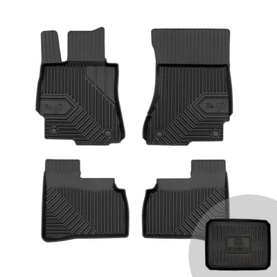 Produktbild von FROGUM No.77 Gummimatten Ganzjahresset von Auto Fußmatten Autofussmatten für Mercedes-Benz S-Klasse W221 2005-2013