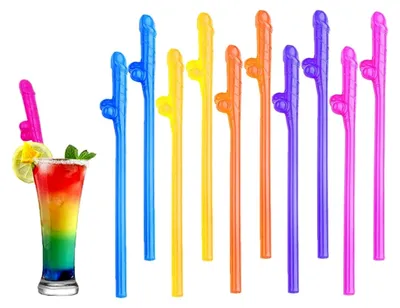 Produktbild von Wiederverwendbare bunte Strohhalme, 20 Stück, aus lebensmittelechtem Material für Partys, Hochzeiten und Geburtstagsfeiern
