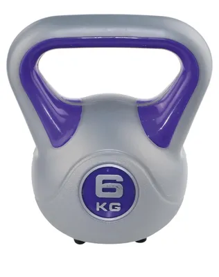 Image de Kettlebell haltère kettlebell - 6 kg - Vinyle - Lilas