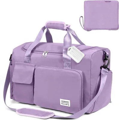 Produktbild von Famanu Reisetasche große Kapazität - Wasserfest, faltbar, mit Gepäcklabel