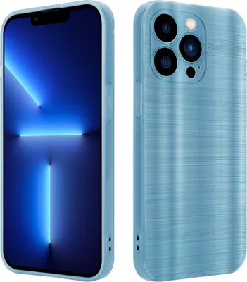Produktbild von Cadorabo Hülle für Apple iPhone 13 PRO Schutz Hülle in Türkis Handyhülle TPU Silikon Etui Case